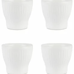 Groovy Eggeglass 4-pakning Hvit