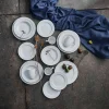 Groovy tallerkensett 16 deler svart