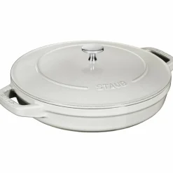 Grytesett i støpejern 24 cm, svart