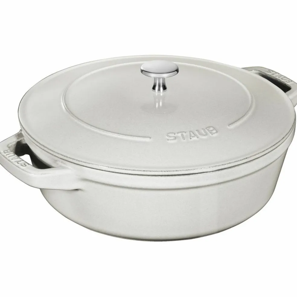 Grytesett i støpejern 24 cm, svart