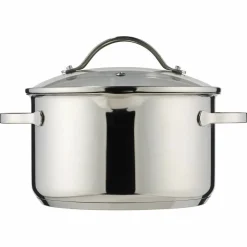 Grytesett med Lokk 6 deler Rustfritt Stål