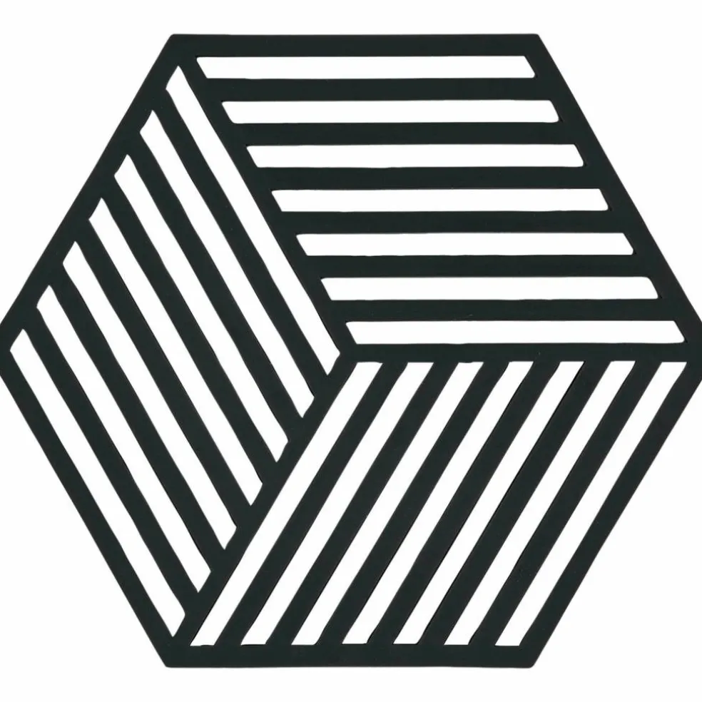 Gryteunderlag Black Hexagon