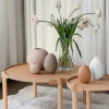 Gry vase, 30 cm, cognac