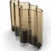 Gry Wide vase, 19 cm, cognac