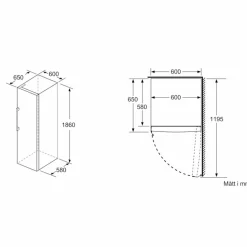 GS36NVIEP iQ300 Inox-Easycleen fryser