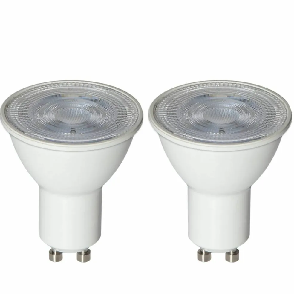 GU10 LED spotlight 2 stk, klar