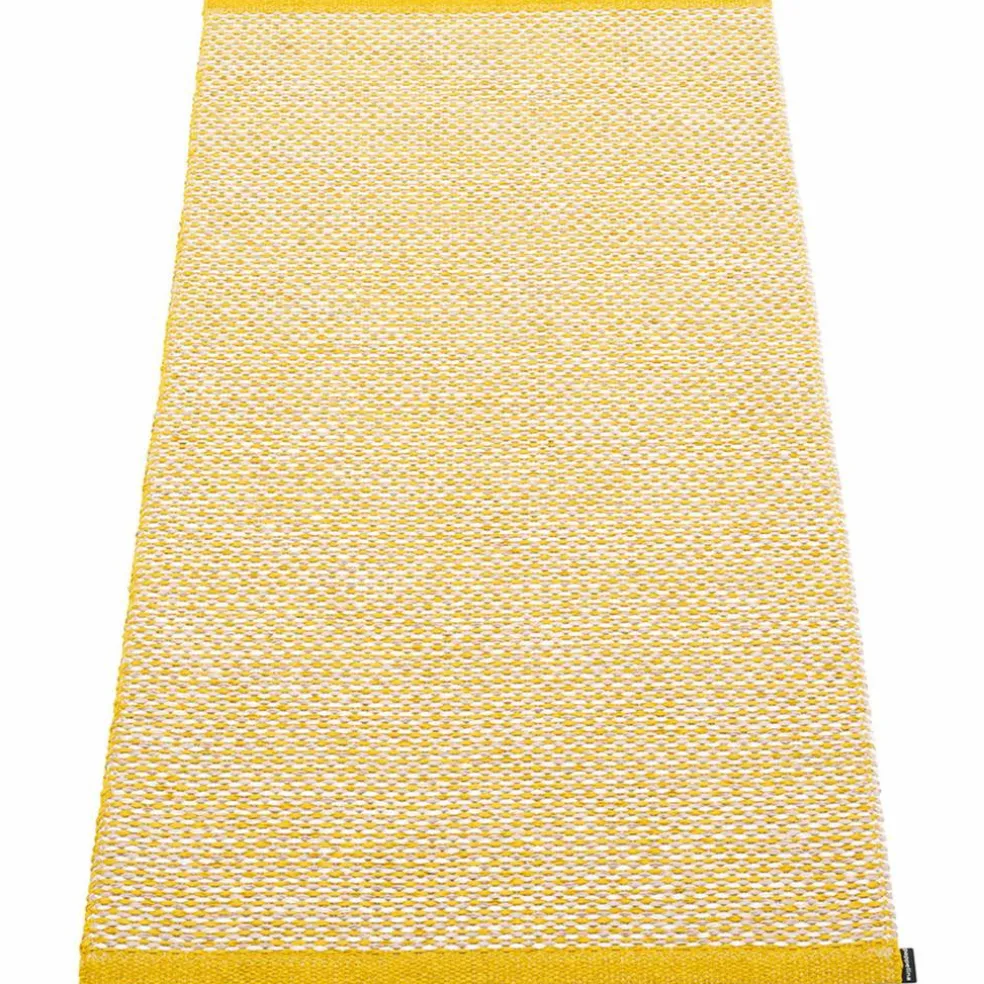 Gulvteppe Effi, mustard, 60 x 125 cm