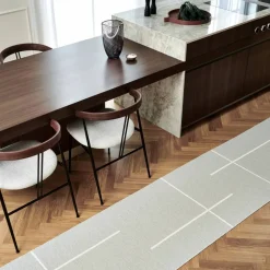 Gulvteppe Fred, 70 x 270 cm., linen/vanilla