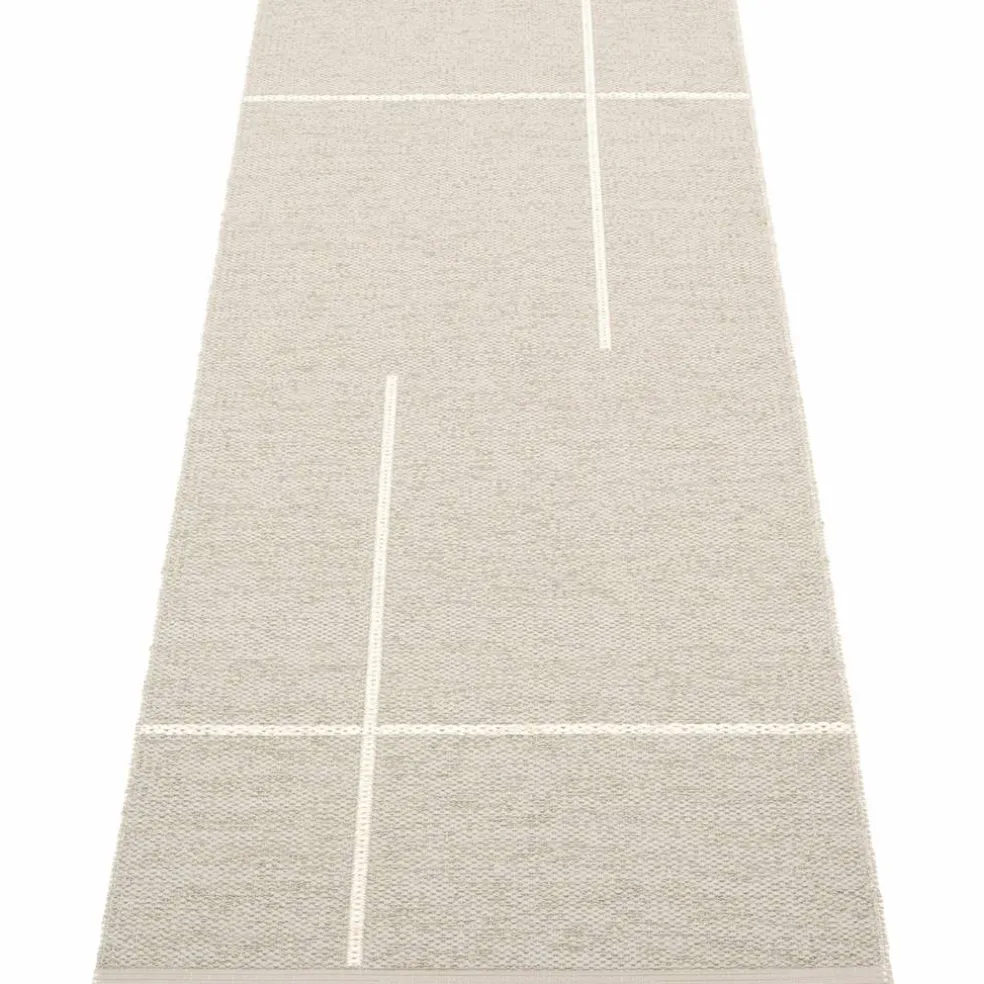 Gulvteppe Fred, 70 x 180 cm., linen/vanilla