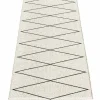 Gulvteppe Max, 70 x 160 cm, black/vanilla