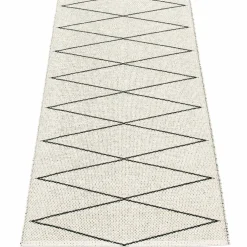 Gulvteppe Max, 70 x 160 cm, black/vanilla