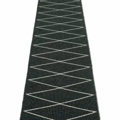 Gulvteppe Max, 70 x 160 cm, black/vanilla