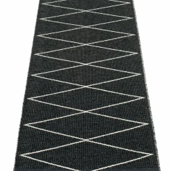 Gulvteppe Max, 70 x 240 cm, black/vanilla