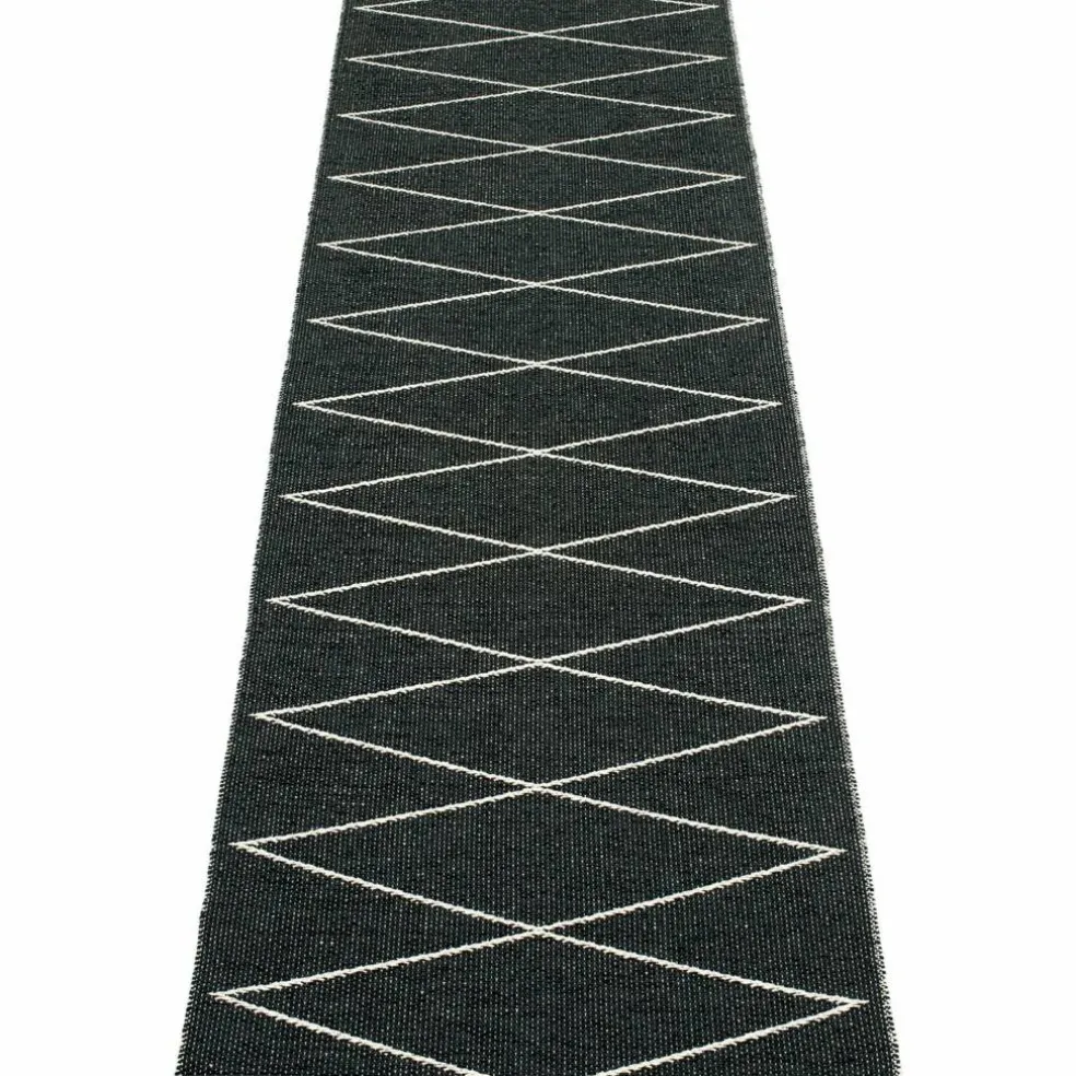 Gulvteppe Max, 70 x 240 cm, black/vanilla