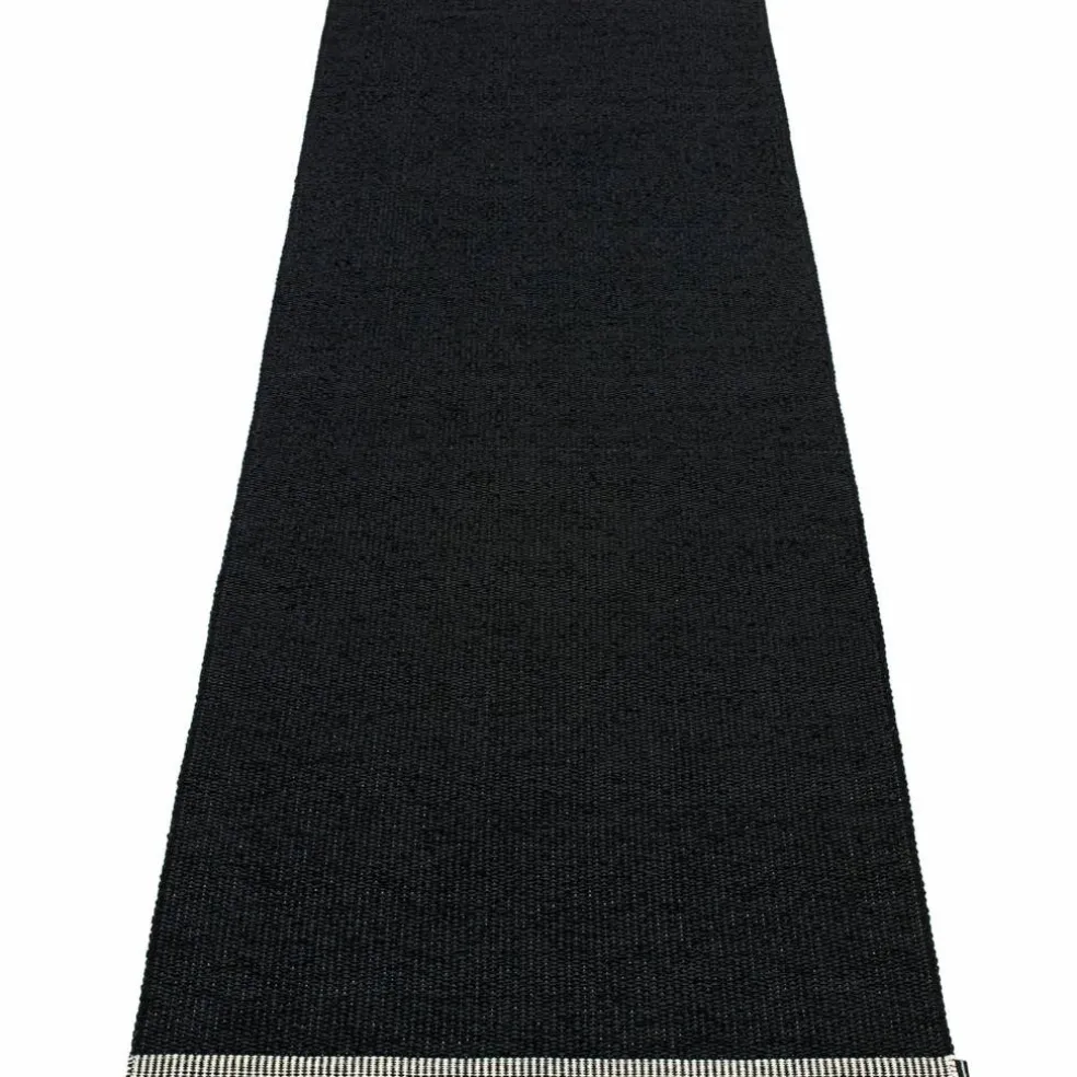 Gulvteppe Mono, 85 x 260 cm, black