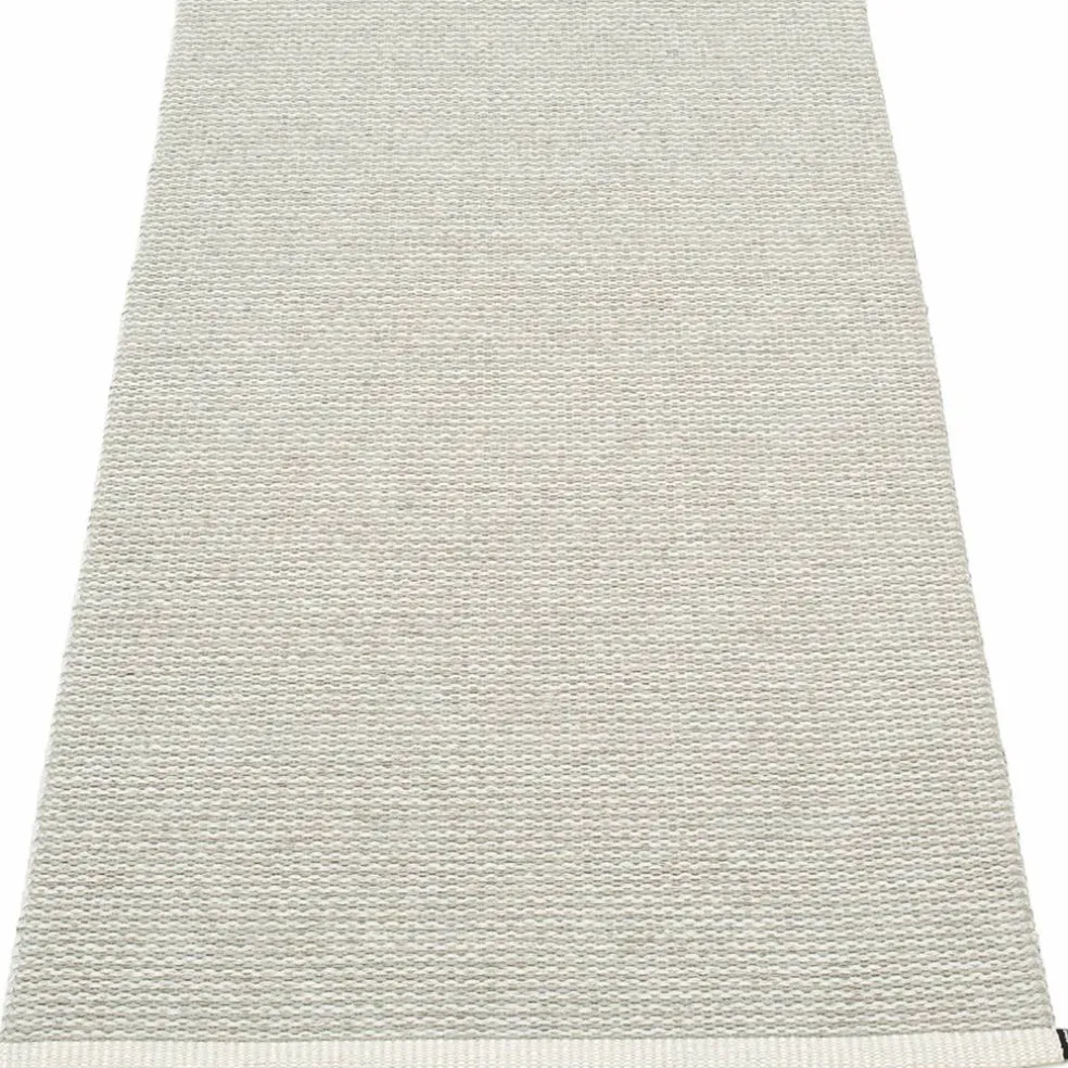 Gulvteppe Mono, 85 x 260 cm, fossil grey/white grey