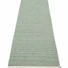 Gulvteppe Mono, 85 x 160 cm, sage/army