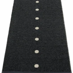 Gulvteppe Peg, 70 x 140 cm, black/linen