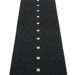 Gulvteppe Peg, 70 x 200 cm, black/linen