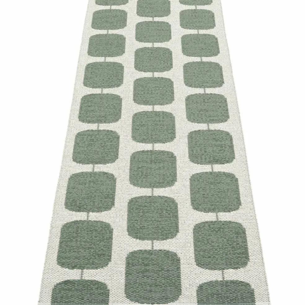 Gulvteppe Sten, 70 x 200 cm., army/fossil