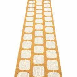 Gulvteppe Sten, 70 x 300 cm., ochre/vanilla