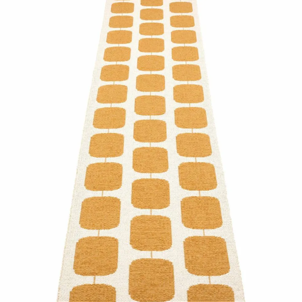 Gulvteppe Sten, 70 x 200 cm., ochre/vanilla