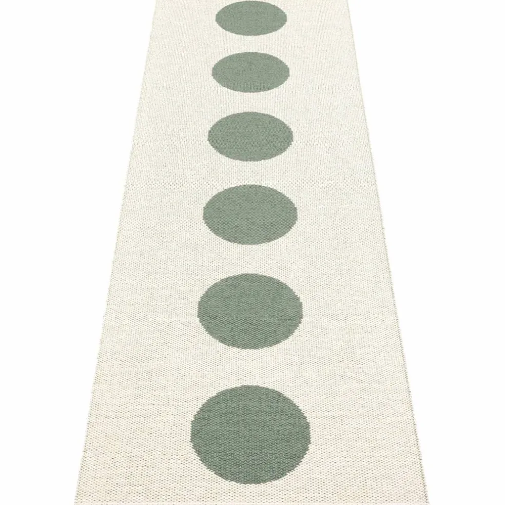 Gulvteppe Vera, 70 x 150 cm, army/vanilla