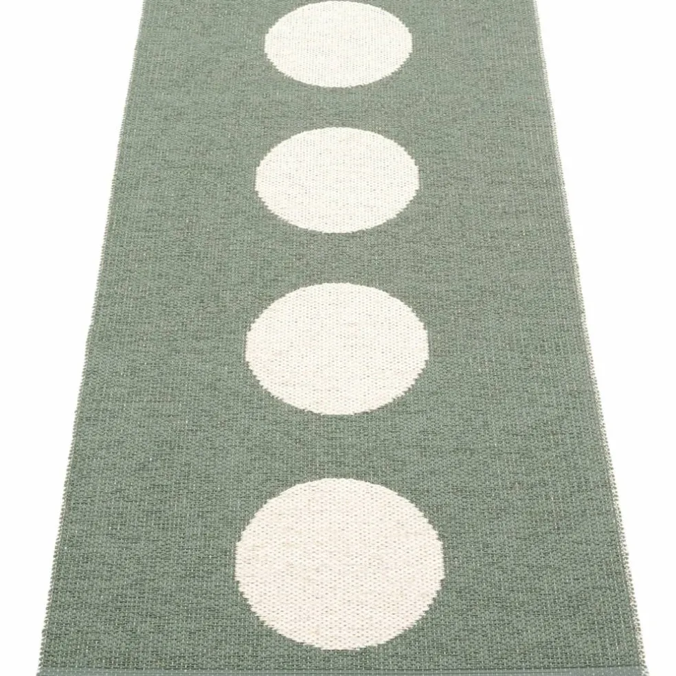 Gulvteppe Vera, 70 x 150 cm, army/vanilla