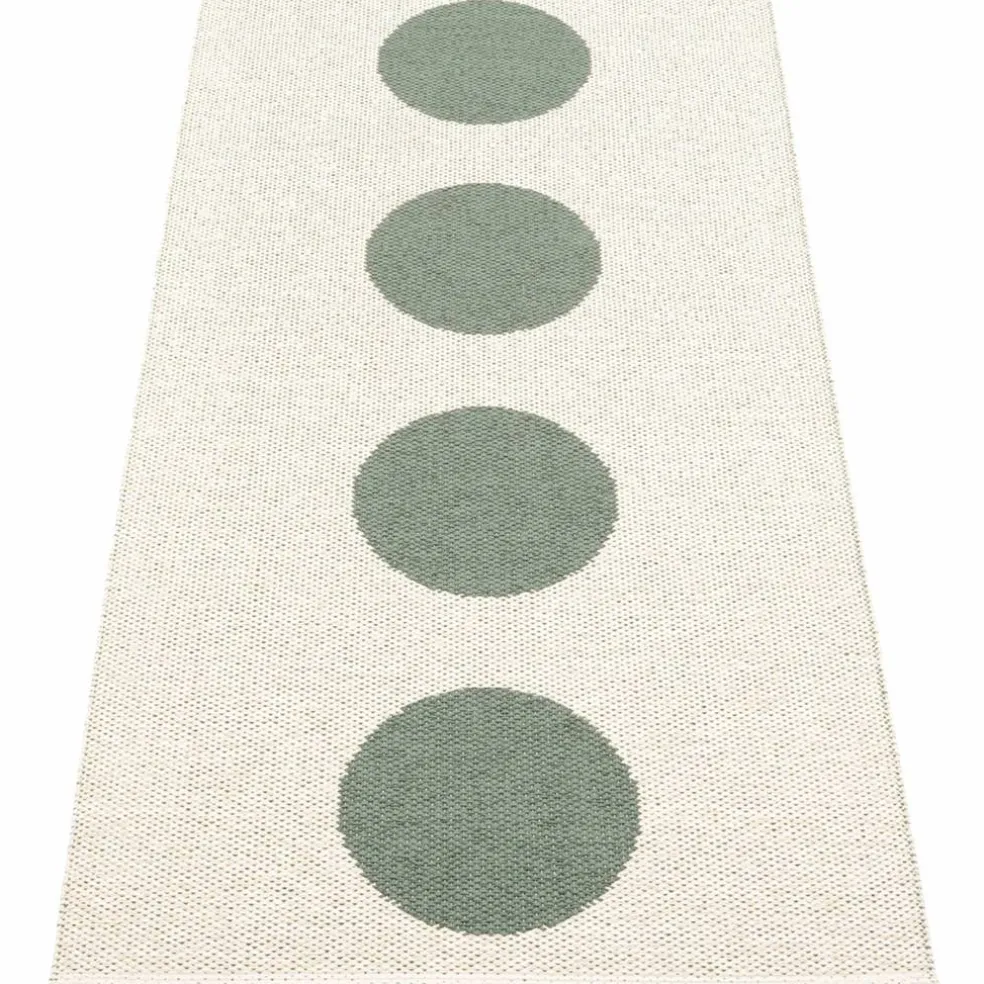 Gulvteppe Vera, 70 x 150 cm, army/vanilla