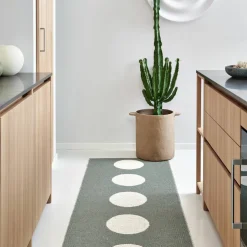 Gulvteppe Vera, 70 x 225 cm, army/vanilla