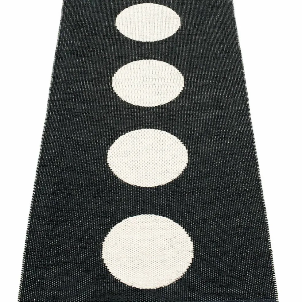 Gulvteppe Vera, 70 x 150 cm, black/vanilla