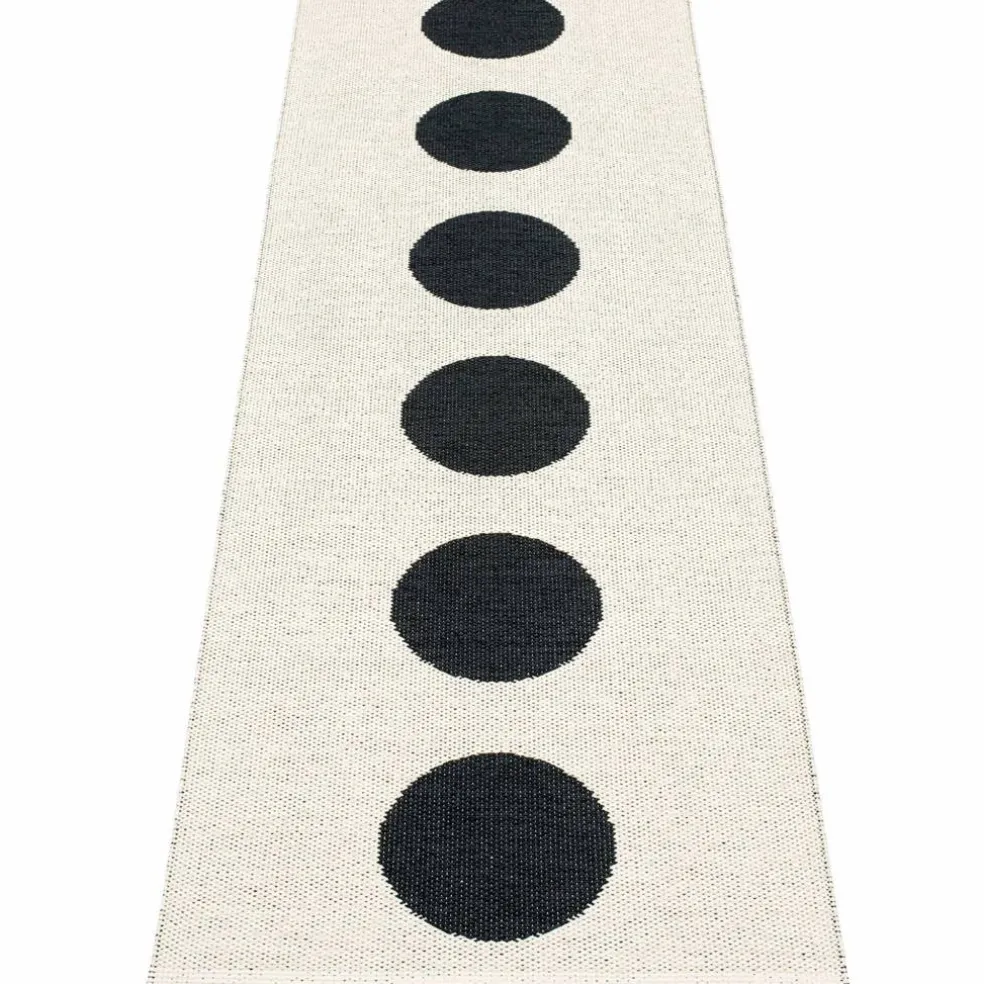 Gulvteppe Vera, 70 x 150 cm, black/vanilla