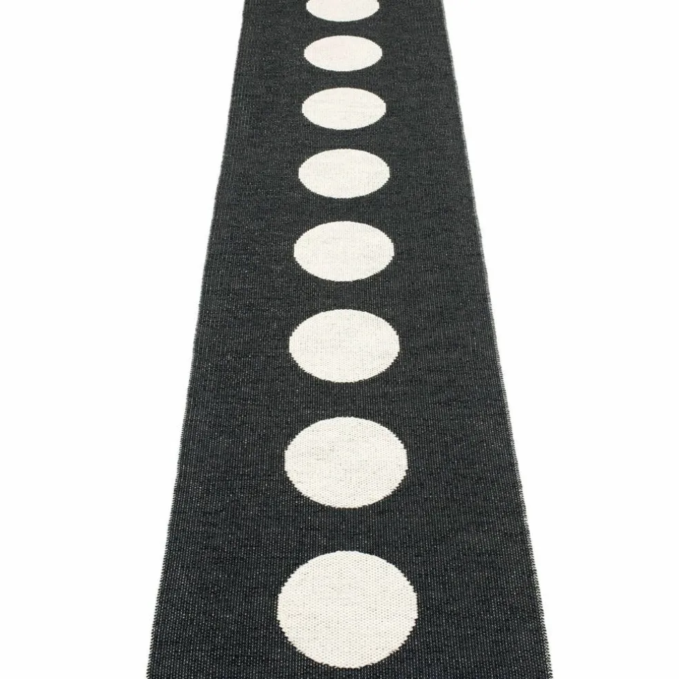 Gulvteppe Vera, 70 x 225 cm, black/vanilla