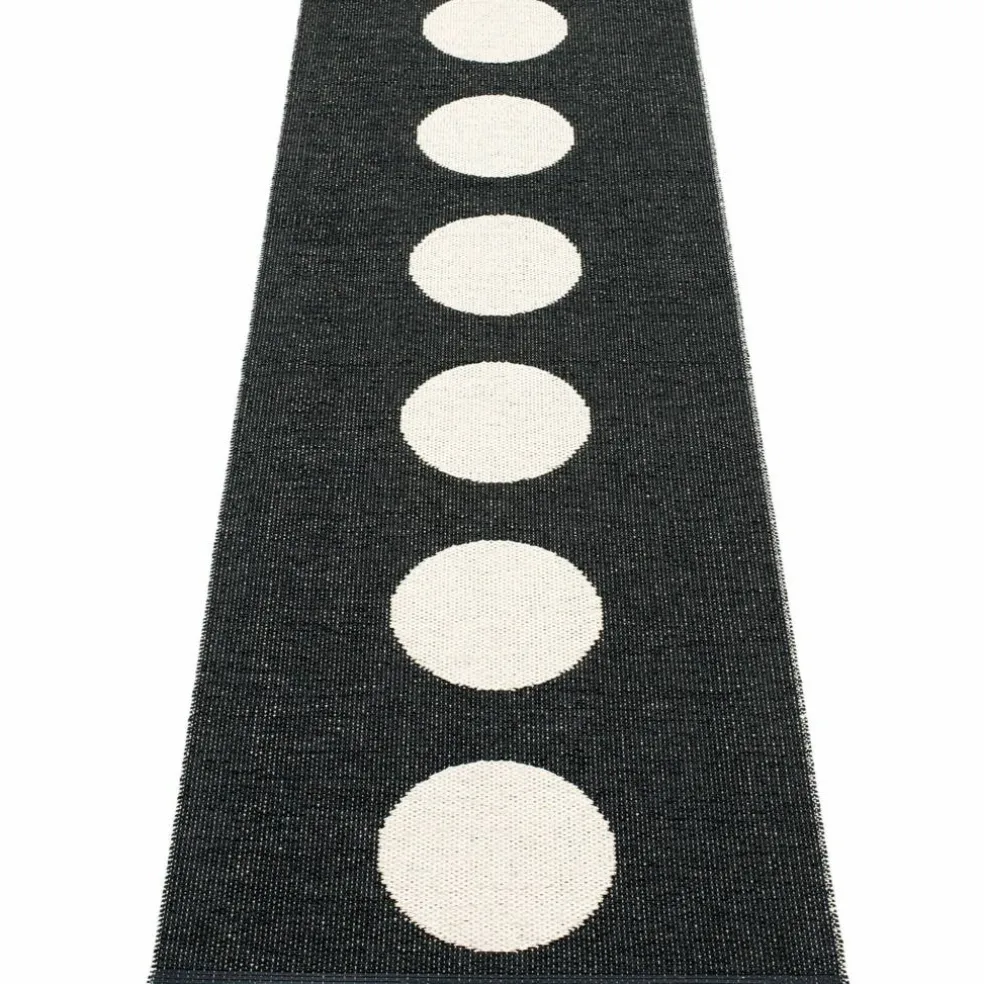 Gulvteppe Vera, 70 x 225 cm, black/vanilla