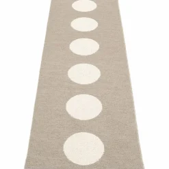 Gulvteppe Vera, 70 x 225 cm, mud/vanilla
