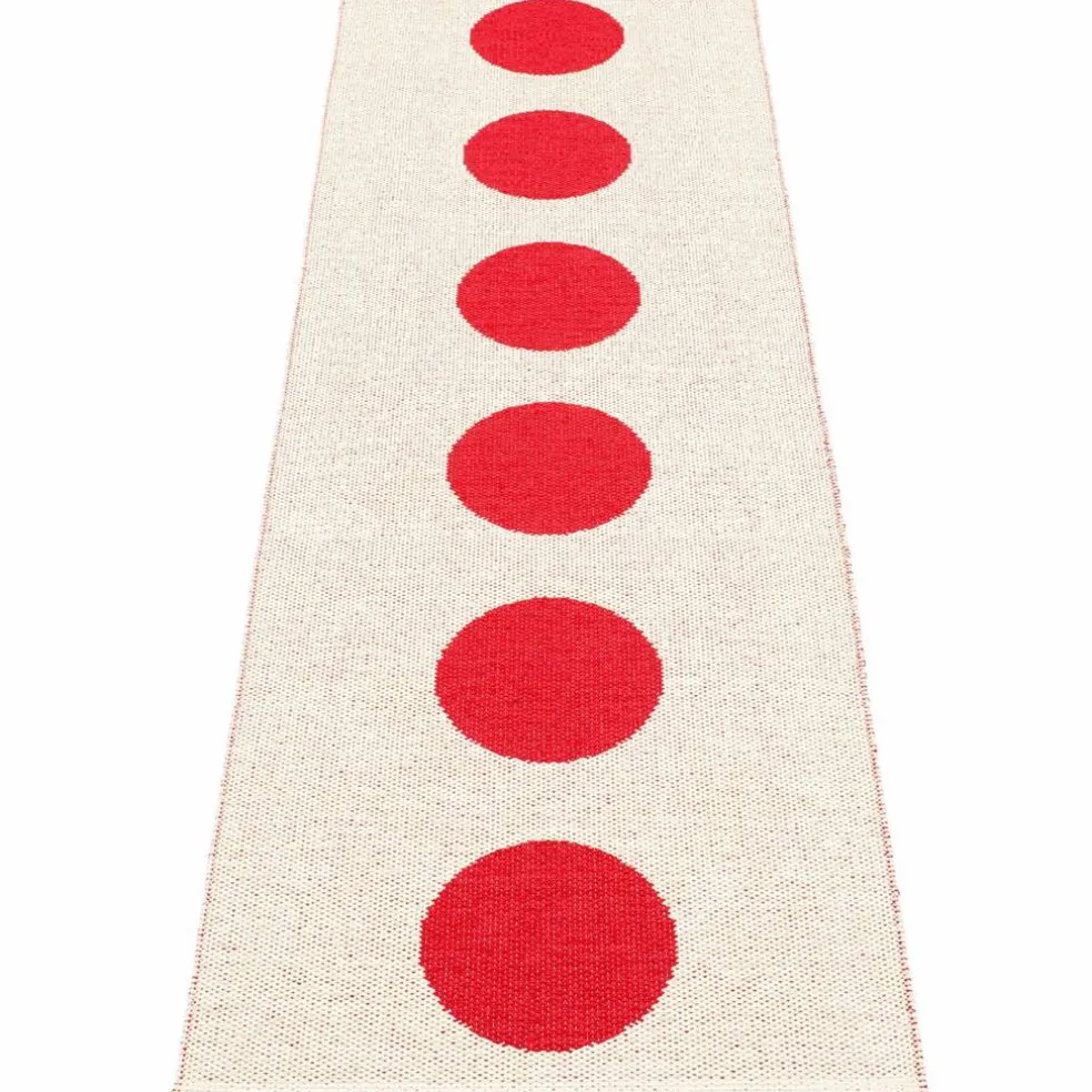 Gulvteppe Vera, 70 x 225 cm, red/vanilla