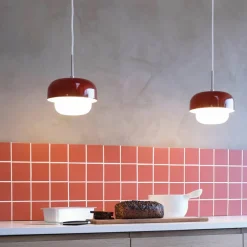 Haipot pendellampe D23, oransje