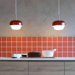Haipot pendellampe D23, oransje
