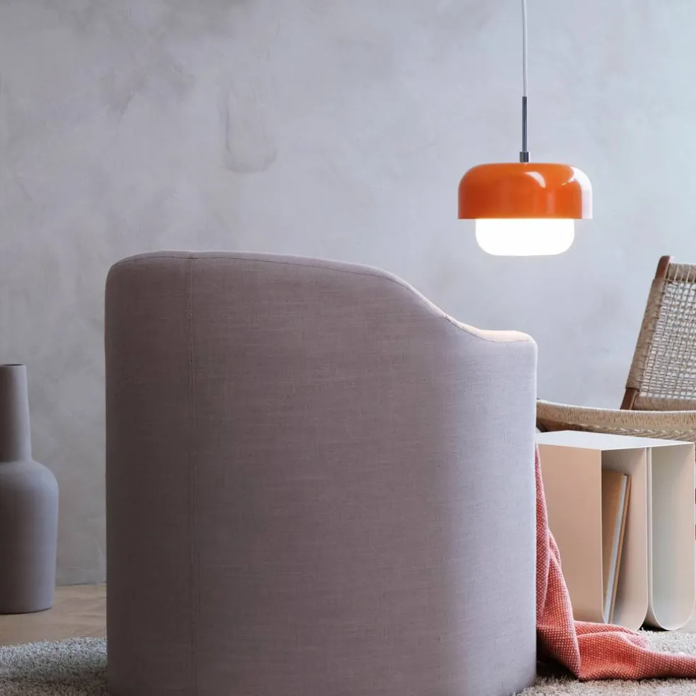 Haipot pendellampe D23, oransje