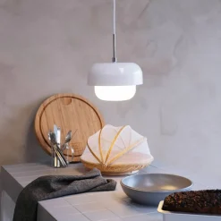 Haipot pendellampe D23, yin hvit