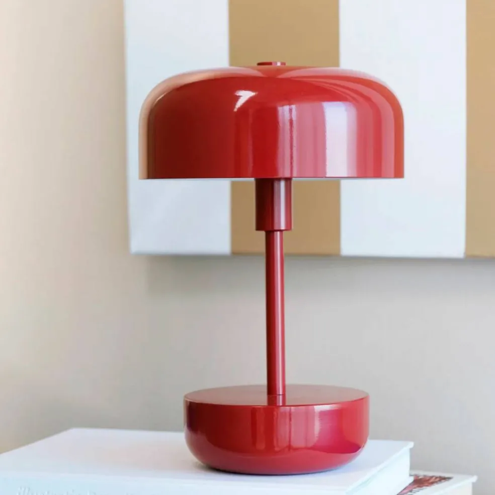 Haipot portabel LED-bordlampe, hvit
