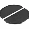 Halvrund vendbar grillplate, L
