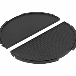 Halvrund vendbar grillplate, XL