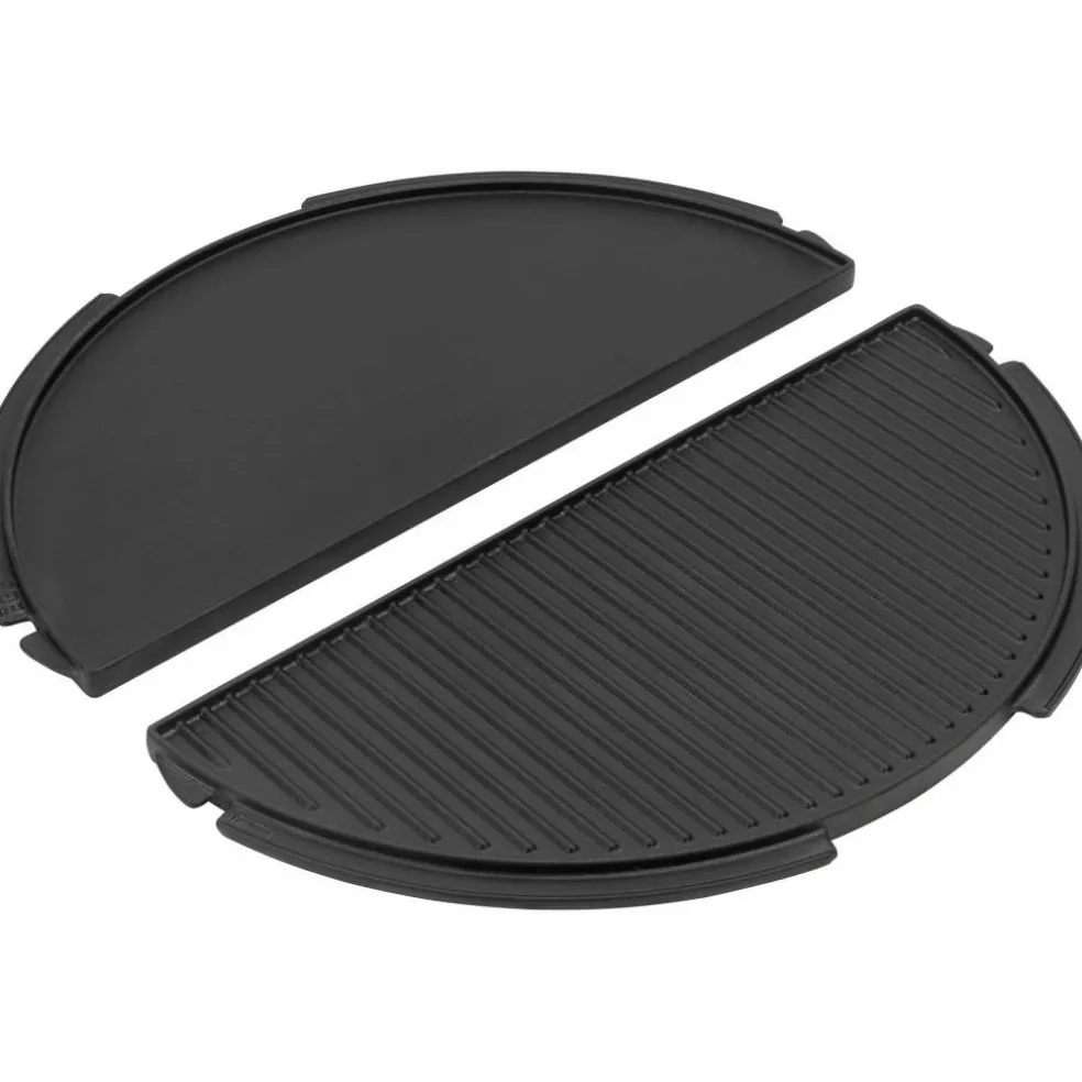 Halvrund vendbar grillplate, XL