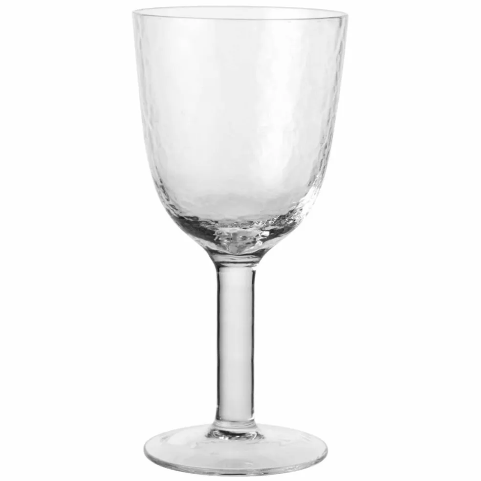 Hammered hvitvinsglass, klar