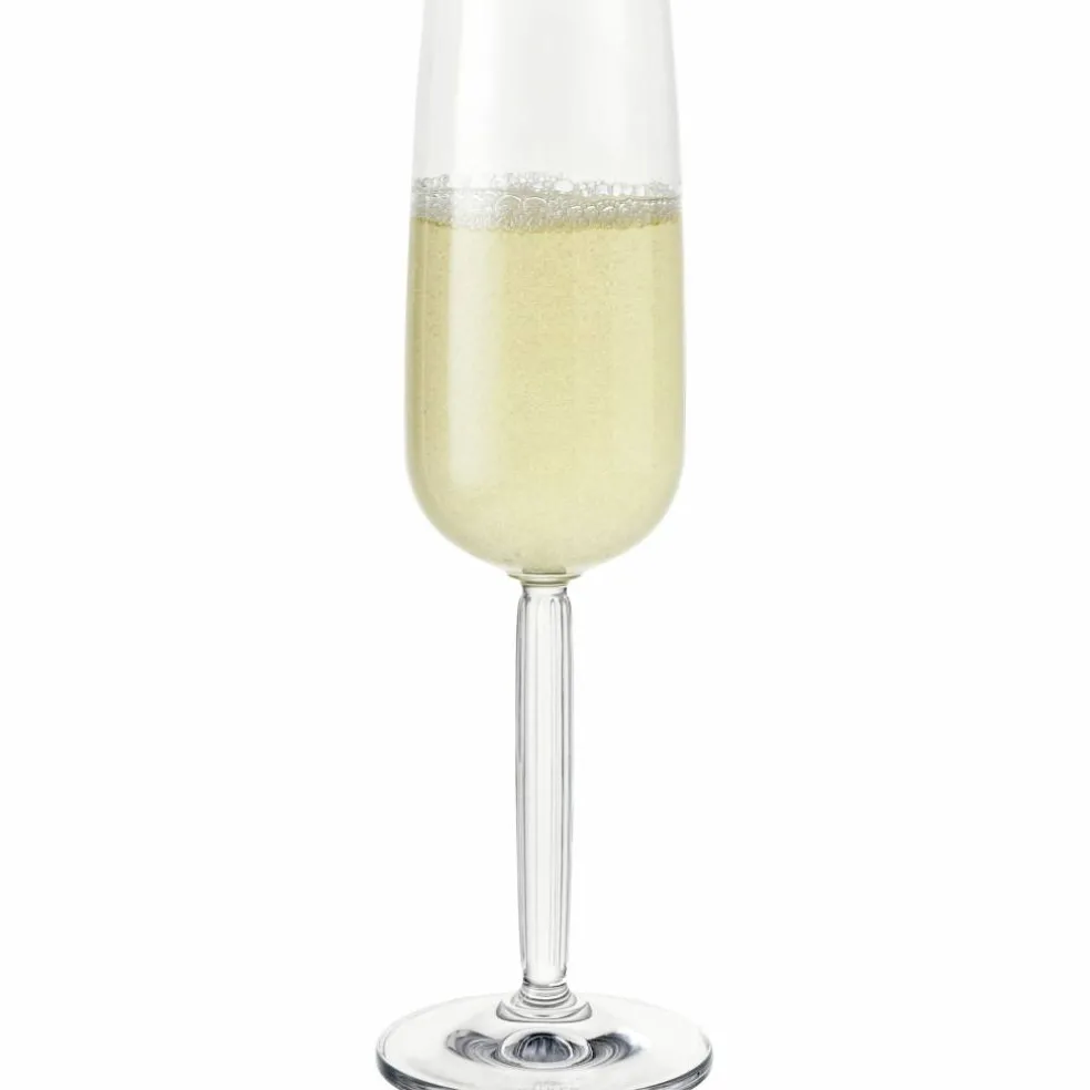 Hammershøi champagneglass, 24 cl, 2 stk, grønn