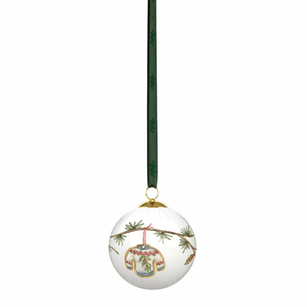Hammershøi Christmas 2025 julekule 6 cm, hvit