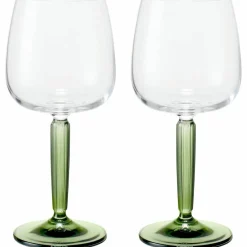 Hammershøi hvitvinsglass 35 cl Ø 8,5 cm 2 stk, grønn