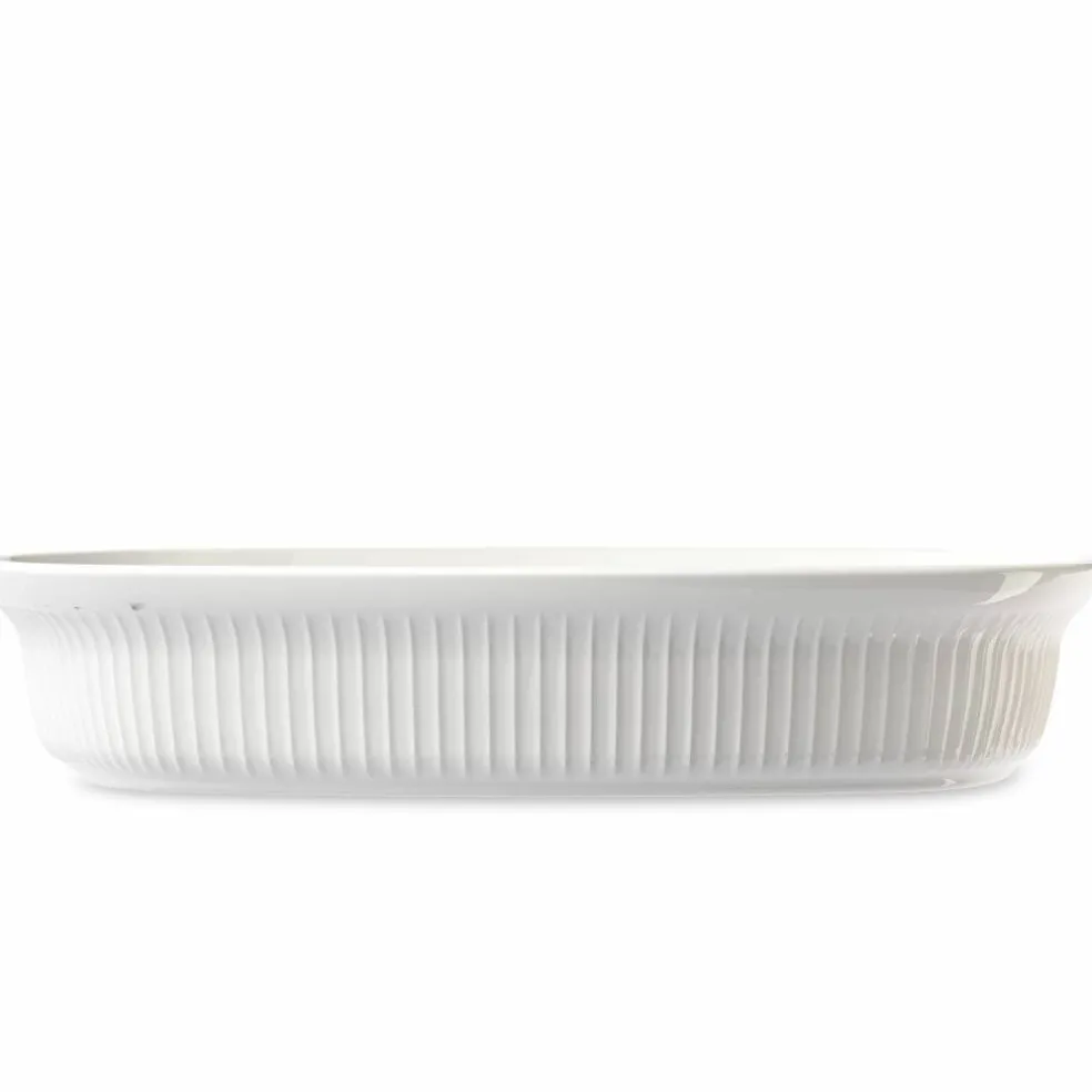 Hammershøi ildfast form 32 x 24 cm, hvit