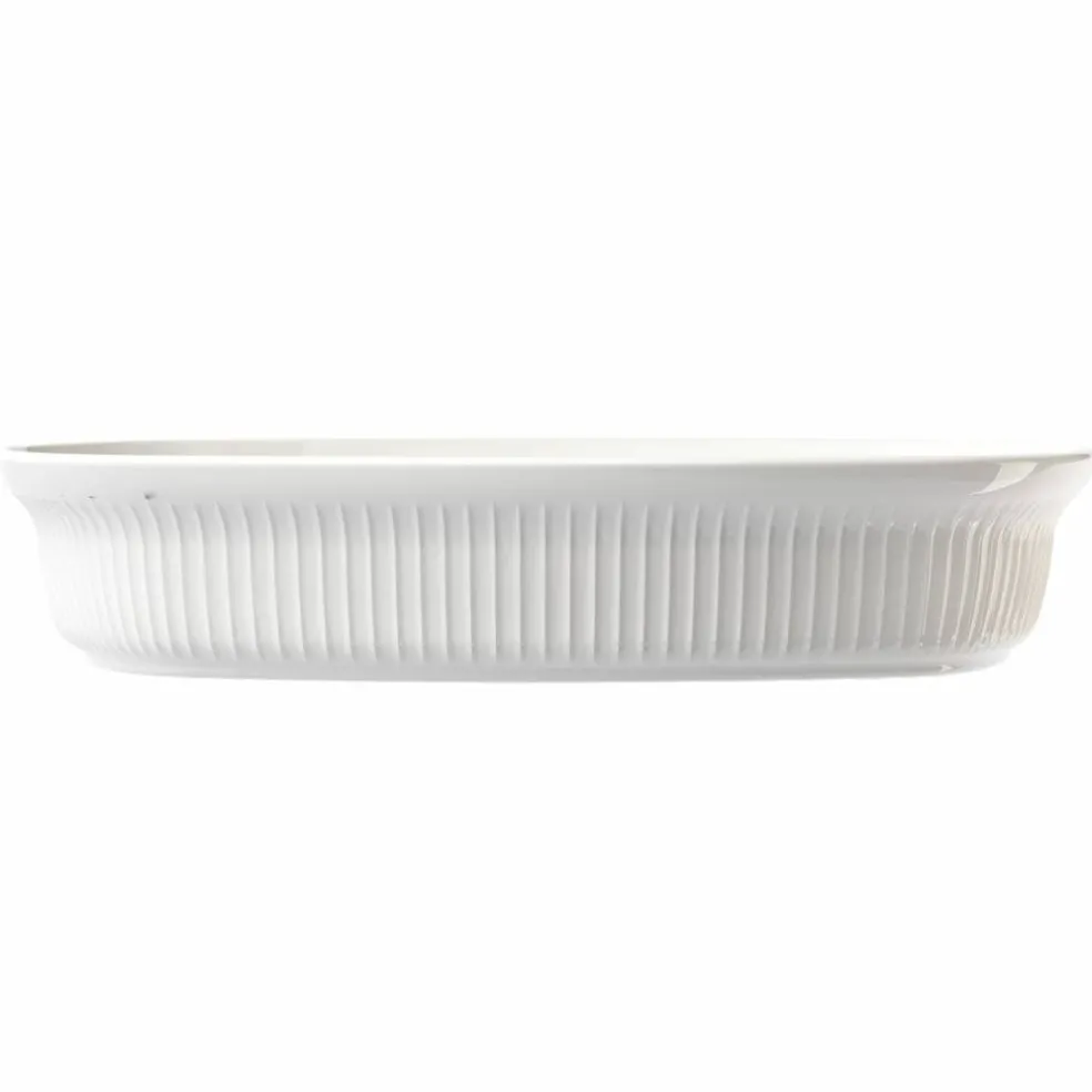 Hammershøi ildfast form 32 x 24 cm, hvit